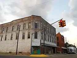 Union Springs at sundown