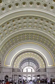 Ceiling of the great hall.
