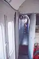 The gangway to the driver's cab