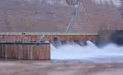 Vaigai dam closeup