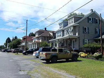 Valley Road in Cass Township.
