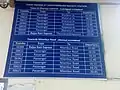 Time table
