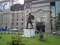 Monument near the National Theatre, in Belgrade