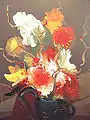 Vase of Flowers, 1971, (100*81&nbsp;cm, Acrylic on canvas)