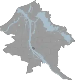 Location of Vecpilsēta in Riga