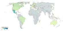 Vegans by country