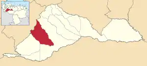 Location in Barinas