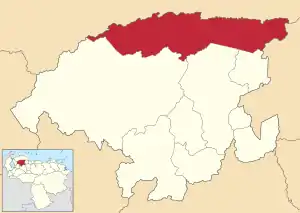 Location in Lara