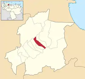 Location in Yaracuy