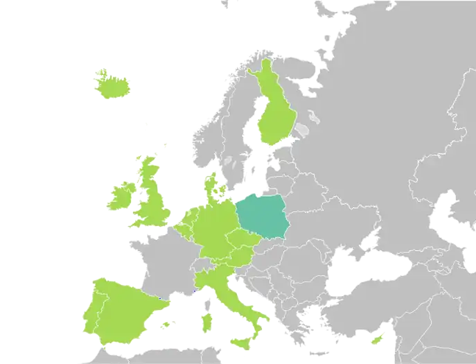 Minimum age to purchase tobacco in the European Union as of 1995: .mw-parser-output .legend{page-break-inside:avoid;break-inside:avoid-column}.mw-parser-output .legend-color{display:inline-block;min-width:1.25em;height:1.25em;line-height:1.25;margin:1px 0;text-align:center;border:1px solid black;background-color:transparent;color:black}.mw-parser-output .legend-text{}&nbsp;&nbsp;Minimum age was 18.mw-parser-output .legend{page-break-inside:avoid;break-inside:avoid-column}.mw-parser-output .legend-color{display:inline-block;min-width:1.25em;height:1.25em;line-height:1.25;margin:1px 0;text-align:center;border:1px solid black;background-color:transparent;color:black}.mw-parser-output .legend-text{}&nbsp;&nbsp;Minimum age was 16.mw-parser-output .legend{page-break-inside:avoid;break-inside:avoid-column}.mw-parser-output .legend-color{display:inline-block;min-width:1.25em;height:1.25em;line-height:1.25;margin:1px 0;text-align:center;border:1px solid black;background-color:transparent;color:black}.mw-parser-output .legend-text{}&nbsp;&nbsp;No set minimum age