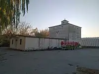 Granary in Verkhivnia, Ukraine. Built in 1913.