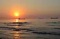 Vessels near Larnaca port