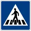 Pedestrian crossing ahead