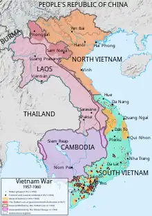 Vietnam War 1957 to 1960