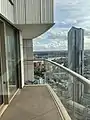A view from a balcony one park drive