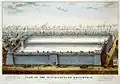 A lithograph of the reservoir, 1842