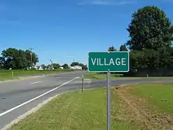 Village sign