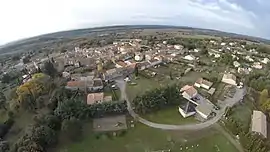 An aerial view of Villardonnel