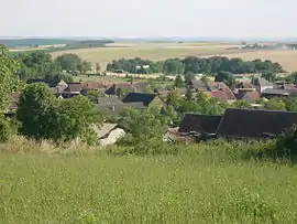A general view of Villeneuve-au-Chemin
