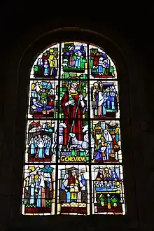 The sainte Geneviève window