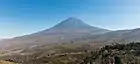 Misti, as seen from Arequipa (2015).