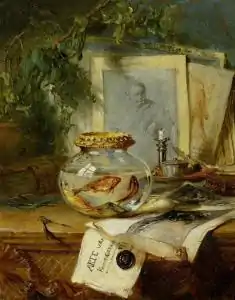 Still Life with Goldfish Bowl