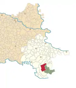 Location of Vrbanja