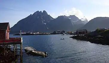 View of the village of Sund