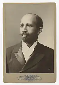 Carte-de-visite of W.E.B. Du Bois
