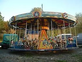 William F. Mangels Kiddie Galloping Horse Carrousel, c. 1935