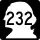 State Route 232 marker