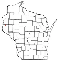 Location of Stanton, St. Croix County, Wisconsin