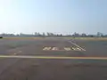 Holding point C and apron as seen in the new section of the Sultan Ismail Petra Airport