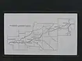 Map of the Wabash & Erie Canal