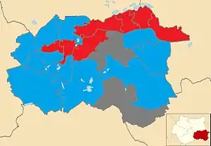 2008 results map