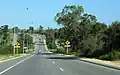 Looking south near Hester Avenue (34&nbsp;km)