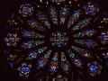 The North Rose Window (1932), depicting the Last Judgment
