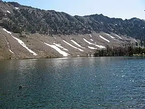 Washington Lake in the White Cloud Mountains