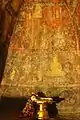 Elaborate mural inside the crypt of Wat Ratchaburana
