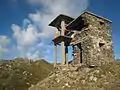 One of many ruined watchtowers on the Bulgarian side of the ridge