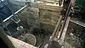 This water turbine powered the mill from 1890 until the 1950s (replacing a pair of water wheels).