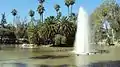 Waterfountain and paddleboats to rent at Plaza del Lago in Salta