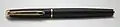 A Waterman Hemisphere in Matte Black with Gold Trim.