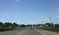 Looking north while entering Wausaukee
