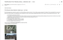 screen shot of an e-mail message
