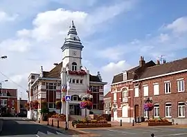 The town hall in Wavrin