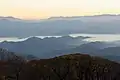 View to the east just before sunrise