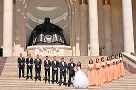 Wedding at the Sükhbaatar Square