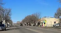 Looking west on Cleveland Avenue in Wellington.