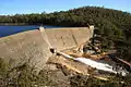 Wellington Dam before the upgrade.